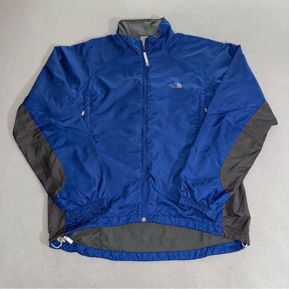 Vintage The North Face Windbreaker Blue Jacket Size M Full Zip Gorpcore Outdoor